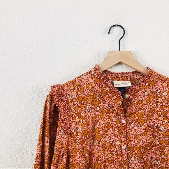 Universal Thread Floral Rust Dress - Picture 4 of 10